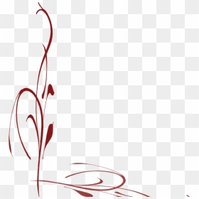 Transparent Red Page Border, Png Download - Page Border, Png Download - corner borders png