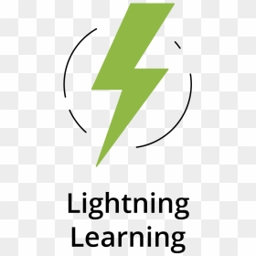 17vu Lightninglearning Texticon Vert Green - Pangea Connect, HD Png Download - green lightning png