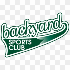 Backyard Sports Club - Calligraphy, HD Png Download - club png