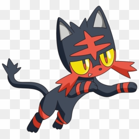 Free Png Download Pokemon Sun And Moon Book Png Images - Sun And Moon Pokemon Litten, Transparent Png - sun and moon png