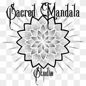 Sacred Mandala Studio Logo - Mandala Man Drawing Tattoo, HD Png Download - north carolina outline png