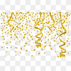 Confetti Png - Gold Confetti Png Hd, Transparent Png - confetti clipart png