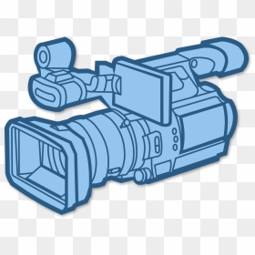 Video Camera Black And White - Video Camera Png Transparent Clipart, Png Download - camcorder png