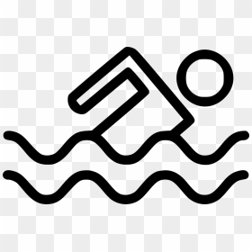 Swim Waves Activity Fit Effort Water, HD Png Download - water waves png
