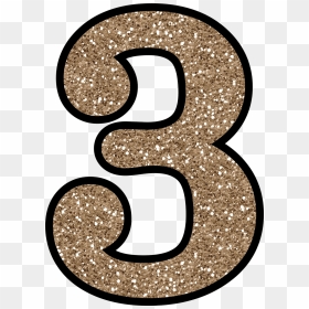 Png Fancy Numbers Transparent Fancy Numbers Images - Glitter Number 3 Png, Png Download - fancy png