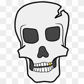 Clip Arts Related To - Clip Art, HD Png Download - cartoon skull png