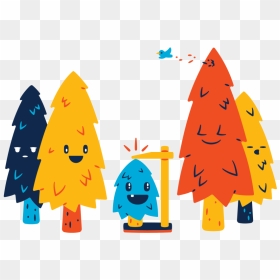Christmas Tree, HD Png Download - flames vector png