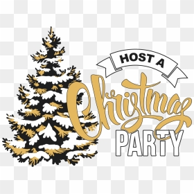 Transparent Christmas Party Clip Art - Snow Tree Clip Art, HD Png Download - snow tree png