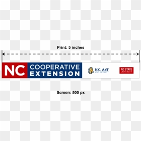 Cooperative Extension Logo-horizontal Version Sizing - Nc Cooperative Extension Logo, HD Png Download - north carolina outline png