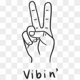 Peace Sign Hand Png, Transparent Png - peace sign hand png
