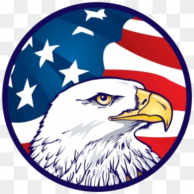 American Flag Eagle Png, Transparent Png - american flag eagle png