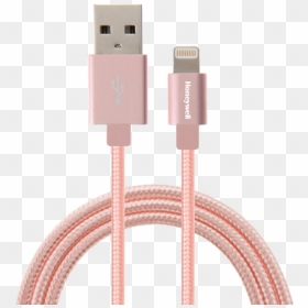 Cable Braided Rose Gold, HD Png Download - cable png