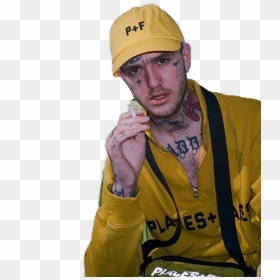 Lil Peep Yellow Hat , Png Download - Places Faces Lil Peep, Transparent Png - lil peep png