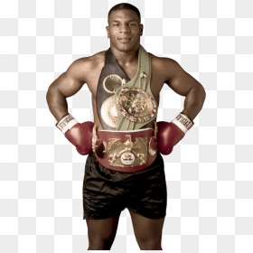 Mike Tyson Winner With Belt - Mike Tyson Png, Transparent Png - mike tyson png