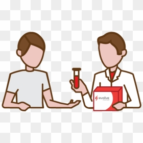 One Or Two Tubes Of Blood Are Necessary Depending On - Cartoon Blood Test Png, Transparent Png - sangre png