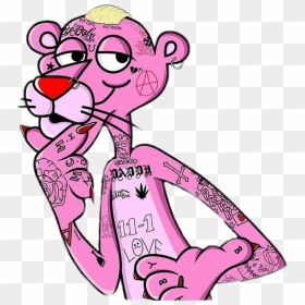 Peep Lilpeep Pinkpanther Gustav @tracytasz - Pink Panther Lil Peep, HD Png Download - lil peep png