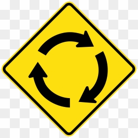 Road Safety Signs Png , Png Download - Roundabout Ahead Road Sign, Transparent Png - road sign png