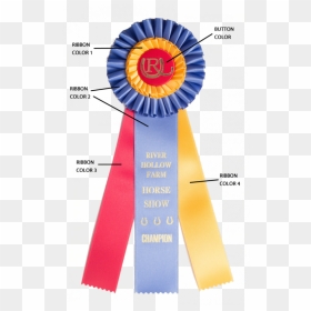 Rosettes Horse Png, Hd Png Download - Fundacion Unidad Y Trabajo, Transparent Png - ribon png