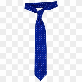 Deep Blue Necktie With Orange And White Dots - Polka Dot, HD Png Download - white dot png