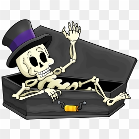 Free Halloween Skeleton Clipart Graphic Download 28 - Halloween Skeleton Clipart, HD Png Download - cartoon skull png