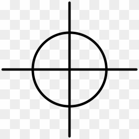 Circles In The Coordinate Plane - Crosshair Png, Transparent Png - green crosshair png