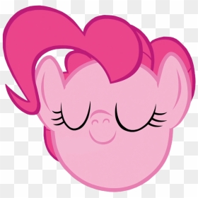 Eyes Closed, Floating Head, Pinkie Pie, Pony, Reaction, - Heart, HD Png Download - reaction png