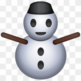 Thumb Image - Emoji Snowman, HD Png Download - snow man png