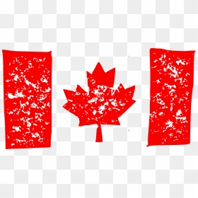 Grunge Flag Of Canada 1 - Du Drapeau Du Canada, HD Png Download - canadian leaf png