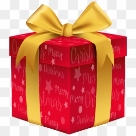 Merry Christmas Png File - Merry Christmas Gift Box, Transparent Png - merry christmas gold png