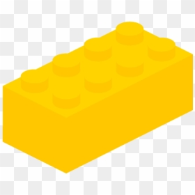 Yellow Lego Clipart, HD Png Download - lego brick png