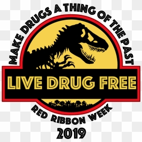 Red Ribbon Week 2019, HD Png Download - ribon png