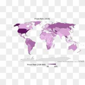 World Population 2019 Map, HD Png Download - gold parental advisory png