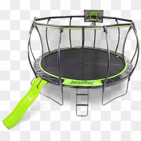 Trampoline Png - Trampoline With Basketball Hoop And Slide, Transparent Png - trampoline png