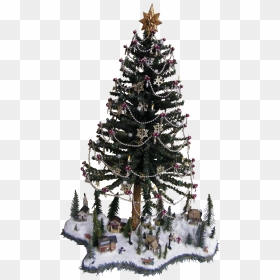 Christmas Tree Snow - Christmas Tree, HD Png Download - snow tree png