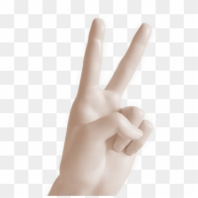 Piece-hand - Sign Language, HD Png Download - peace sign hand png
