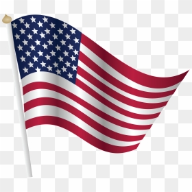 Free Clipart Of A Fourth Of July United States Flag - Transparent Background Usa Flag Clipart, HD Png Download - happy 4th of july png