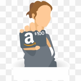 Amazon Gift Card Clipart , Png Download - Sitting, Transparent Png - amazon gift card png