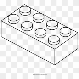 Lego Brick Coloring Page - Lego Piece Coloring Page, HD Png Download - lego brick png