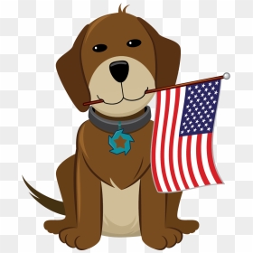 Happy 4th Of July Dog Clipart Download 4th Of July - Happy Fourth Of July With Dog Clipart, HD Png Download - happy 4th of july png