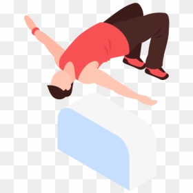 Up Classes Freerunning-01 - Jumping, HD Png Download - parkour png