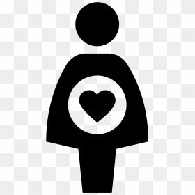 Stick Figure Icon Png - Pregnant Icon Svg, Transparent Png - fetus png