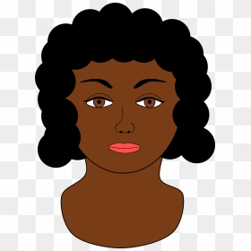 Clip Art Lady S Face Big - Black Woman Face Clipart, HD Png Download - black woman png