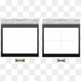 Difference Between Guides And Grids, HD Png Download - grid lines png