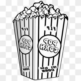 Clipart Of Kernel, Popcorn To And Popcorn About - Popcorn Colouring Pages, HD Png Download - popcorn kernel png