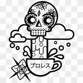 Skull - Cartoon, HD Png Download - cartoon skull png