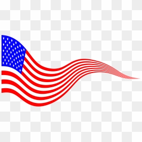 American Flag Banner Vector - American Flag Banner Png, Transparent Png - american flag eagle png