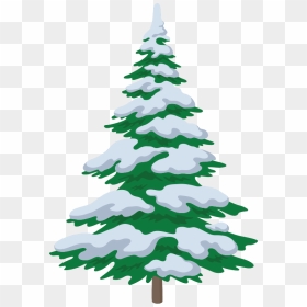 Trees With Snow Drawing , Png Download - Tree Drawing With Snow, Transparent Png - snowy tree png