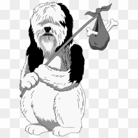 Sad Old Cartoon Dog, HD Png Download - sad dog png