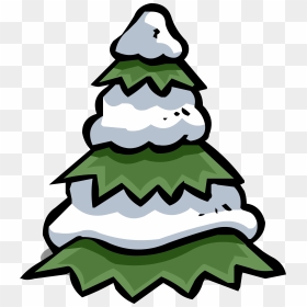Club Penguin Rewritten Wiki - Club Penguin, HD Png Download - snowy tree png