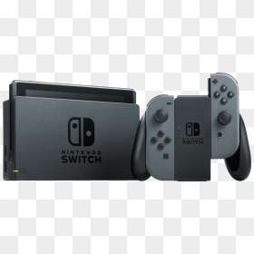 Nintendo Switch 32gb Console Gray Joy Con, HD Png Download - nintendo controller png